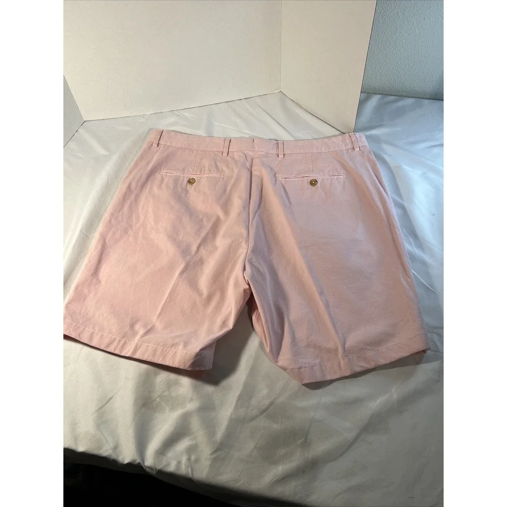 J McLAUGHLIN Men's Pink Flat Front Chino Shorts‎ Size 40